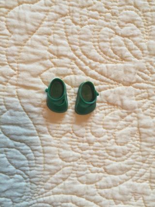 Vintage Vogue Ginny Doll Side Snap Green Shoes