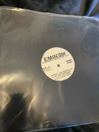 Eminem Straight From The Lab Promo 12” Vinyl Record Rare Slim Shady Marshall