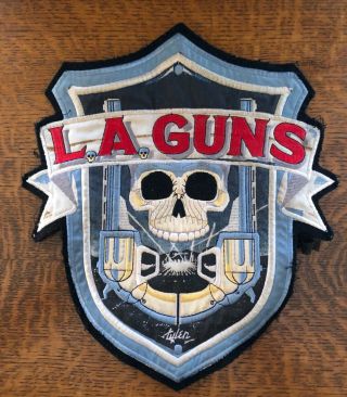 L.  A.  Guns Patch Rare Designed By Tyler 1988 No Mercy Tour