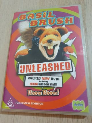 Basil Brush Unleashed Boom Boom Dvd Region 4 Pal Rare Abc For Kids