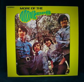 The Monkees Autographed More Of The Monkees Album By All 4 Rare Japanese Cover