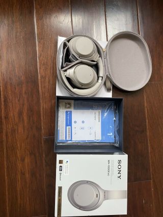 Sony Wh - 1000xm3 Wireless Silver - Rarely,  Box,  Accessories