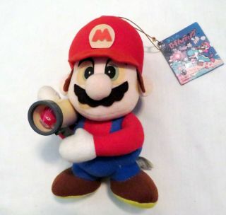 Mario Yoshi’s Safari Nintendo Scope Ufo Plush Doll Takara 1993 Tags Rare