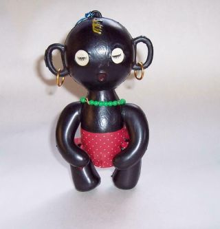 Vintage 1950s 1960s Plastic Blinky Winky Eye Doll Dakkochan Mascot