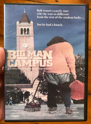 Big Man On Campus (1989) Bootleg Vhs To Dvd Rare Monster Horror Comedy Hunchback