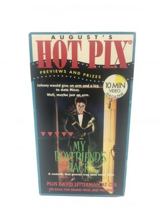 “hot Pix Video Magazine” Blockbuster Video In - Store Preview Vhs Tape 1993 - Rare