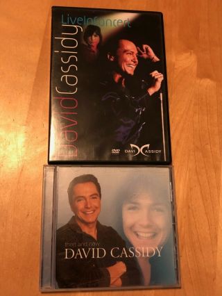 David Cassidy - Live In Concert (dvd,  2004) Rare,  Bonus Then And Now Cd