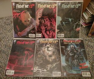 Friday The 13th 1 - 5 Rare Complete Set,  Abuser & The Abused 1 Wildstorm Comic