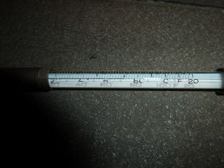 TYCOS THERMOMETER WITH CASE ROCHESTER N.  Y.  NITROGEN FILLED RARE COMPLETE ITEM 3