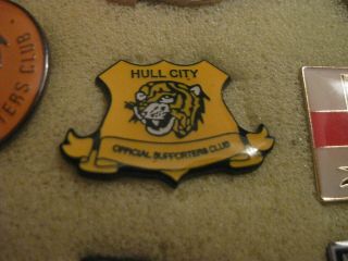 Rare Old Hull City Football Supporters Club (b) Metal Press Pin Badge