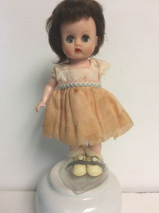 Vintage Nancy Ann Storybook 7 " Muffie Walker Doll - Straight Leg Sleep Eyes