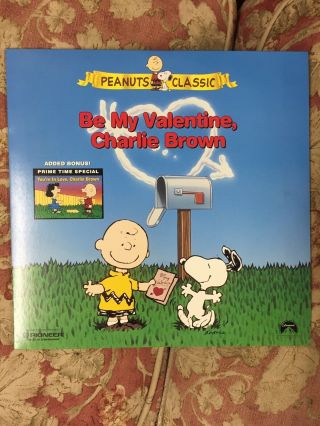 Be My Valentine,  Charlie Brown Laserdisc Ld Rare W/bonus