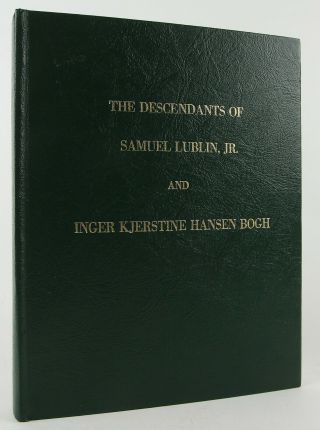 The Descendants Of Samuel Lublin,  Jr.  Rare 1995 Genealogy Babcock,  Bullock,  More