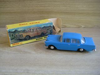 Nicky Toys (rare) No 186 Mercedes Benz 220 Made In India From Dinky Moulds Mib