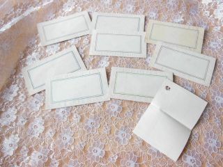 8 Rare Victorian Envelopes/one With A Piece Of Notepaper