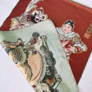 Chinese Cloth Silk Guan Gong Yu Warrior God Tangka Thangka Mural Drawing 2645 3