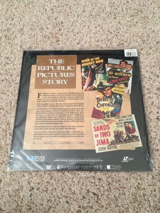 The Republic Pictures Story Laserdisc - VERY RARE 2