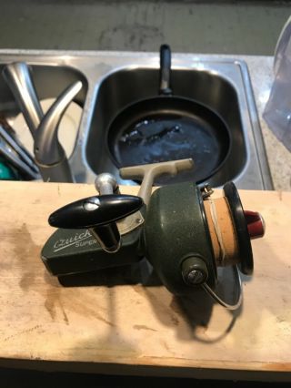 Vintage Dam Quick Spinning Reel,  Spool West Germany