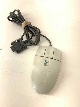 Rare Logitech Serial Mouse 3 - Button Model M - M35 -