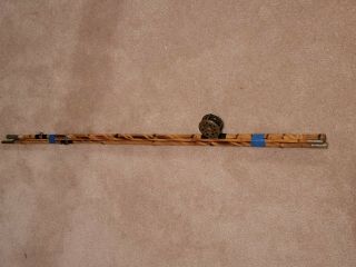 Vintage Unknown Split Bamboo Fly Rod & Reel 3/1 8 