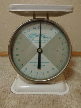 Vintage - Rustic Kitchen Scale - Old Kentucky Home - 25 Pounds (max)