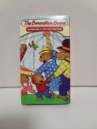 Rare Berenstain Bears - Adventure And Fun For Everyone (vhs,  2003) Unbroken Tape