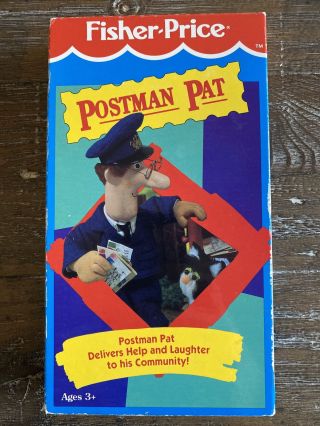 Postman Pat (1992,  Goodtimes) Rare Fisher - Price Vhs Of 1989 Animated Uk Series