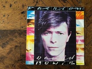 David Bowie - Rare Uk Rca 45 With Ps " Fashion " 1980 Ex,
