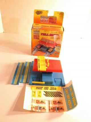 Road Champs Toll Booth Mini Monster Wheels Micro Machines Rare 1988