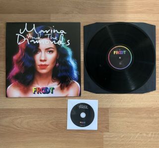 Marina And The Diamonds Froot Black Vinyl Record Lp Rare W/ Bonus Cd