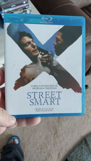 Street Smart (blu - Ray Disc,  2015) Olive Films.  Rare 1987