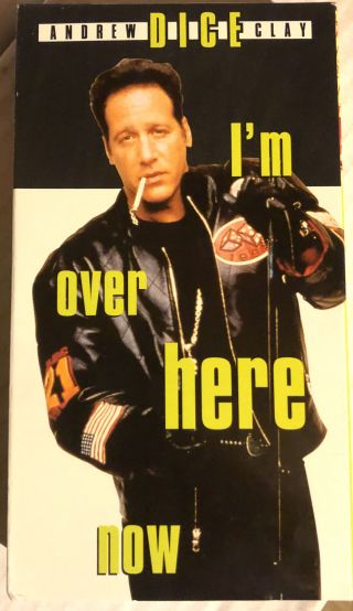 Andrew Dice Clay - I’m Over Here Now (2000) Rare Vhs