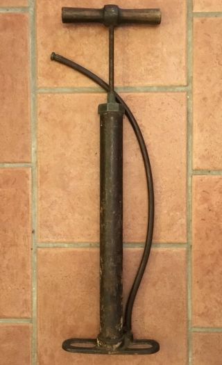 Hand Air Pump Vintage Antique Tire Car Truck Motorcycle Bicycle