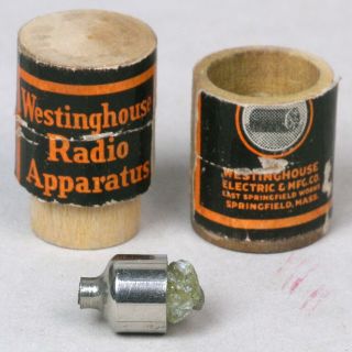 Westinghouse,  Springfield,  Ma,  Crystal Style 307450.  For Perikon Detector.  Rare