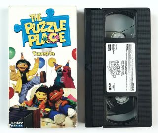 The Puzzle Place - Tuned In (vhs 1995) Rare Oop Sony Wonder Kids Educational Vid