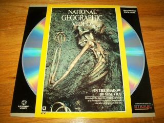 National Geographic Video: In The Shadow Of Vesuvius Laserdisc Ld Very Rare