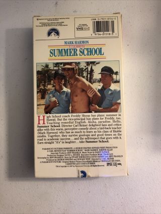 Summer School (VHS,  1987) FORMER RENTAL VERY RARE 2