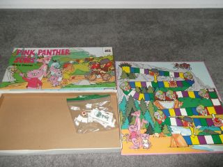 Vintage 1985 Rare Pink Panther And Sons Board Game
