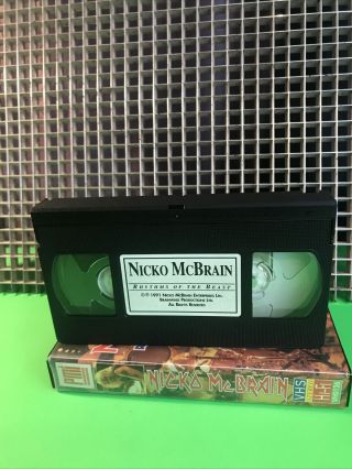 NICKO MCBRAIN Rhythms Of The Beast - VHS•PMI Release•Iron Maiden•Heavy Metal•RARE• 3