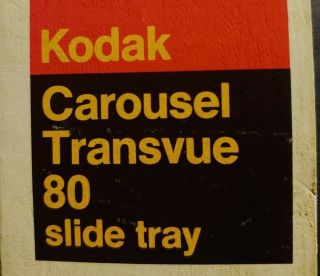 Vintage Kodak 760h Carousel Slide Projector.  With Rare Leather Case