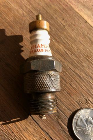 Vintage Nos Champion 7 Com Spark Plug Antique Vintage Obsolete