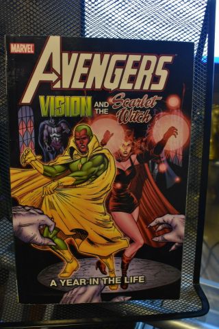 Avengers Vision And Scarlet Witch A Year In The Life Marvel Tpb Rare Oop 1 - 12