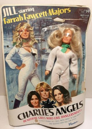 Vintage 1977 Doll Farrah Fawcett Majors As Jill Charlie 