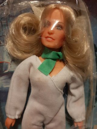 Vintage 1977 doll Farrah Fawcett Majors as Jill Charlie ' s Angels Opened Package 3