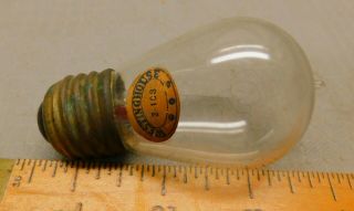 Antique Vintage Collectible Westinghouse 2 - 108 Or 2 - 1c3 Electric Light Bulb