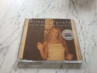 Britney Spears From The Bottom Of My Broken Heart Rare Australian Cd Single 2000