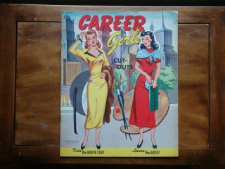 Vintage Uncut Career Girls From 1940s Or 1950s