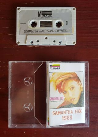Samantha Fox Stereo Sound Cassette - Mirage Records,  1989.  Extremely Rare