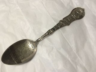 Old Stone Mill Newport,  Rhode Island,  Anchor Sterling Silver Souvenir Spoon