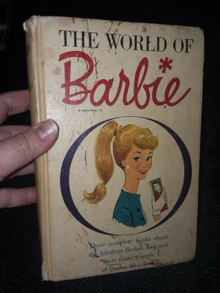 The World Of Barbie Vintage 1963 Hardcover Book By Maybee & Lawrence